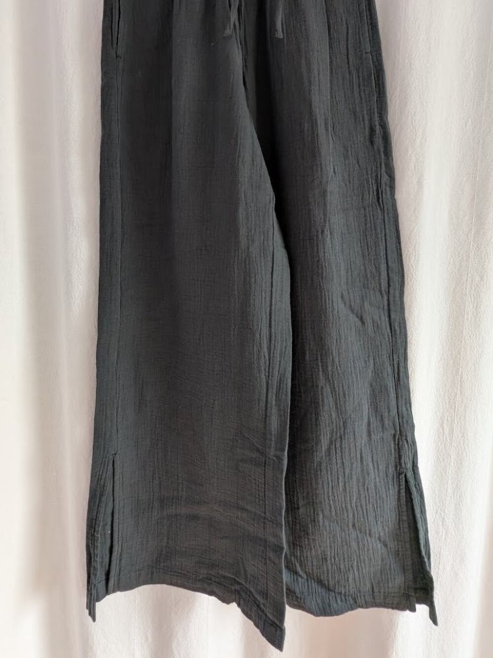 Pact Double Gauze Split Hem Pants XS - Picture 2 of 9